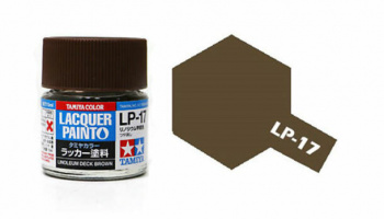 LP-17 Linoleum Deck Brown Flat 10ml - Tamiya