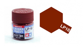 LP-18 Dull Red 10ml - Tamiya