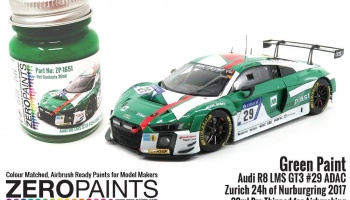 Audi R8 LMS GT3 #29 ADAC Zurich 24h of Nurburgring 2017 Green Paint - 30ml - Zero Paints