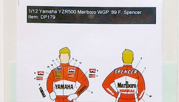 Yamaha YZR500 Marlboro '89 Freddie Spencer Rider Decal for Tamiya - Decalpool