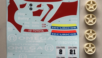 Toyota Carina ST191 BTCC 93 Team Securicor Instruction - SKDecals