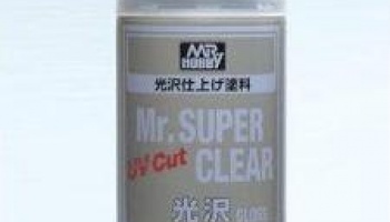 Mr.Super Clear UV Cut Gloss Spray - Gunze