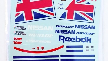 Nissan Skyline R32 GT-R Reebok #1 Gr. A '90 Decal for Tamiya / Fujimi - Decalpool