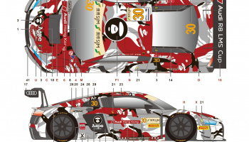Audi R8 LMS FIA GT World Cup Macau 15 - SKDecals