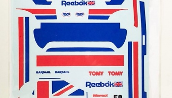 Nissan Skyline R31 GTR-S Reebok #50 Gr. A '89 Decal for Tamiya / Fujimi - Decalpool