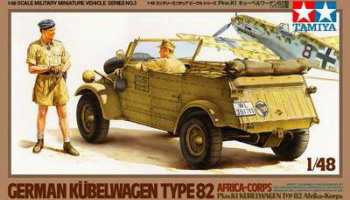 Kubelwagen Type 82 (Africa) 1/48 - Tamiya