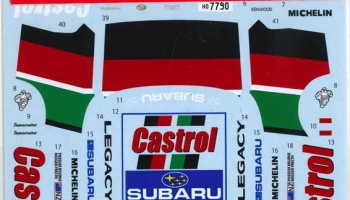 Subaru Legacy RS #11 New Zealand 1990 for Hasegawa - Studio27