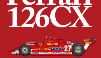 Ferrari 126CK / 126CX Fulldetail Kit - Model Factory Hiro