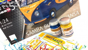 Lufthasa Samba Bus - Blue and Yellow Paint Set 2x30ml - Zero Paints