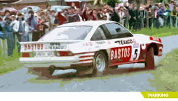 Opel Manta 400 Bastos Texaco Rally Team - Decalcas