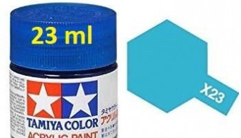 X-23 Clear Blue Acrylic Paint 23ml X23 - Tamiya