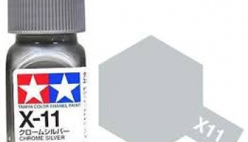 X-11 Chrome Silver Enamel Paint X11 - Tamiya