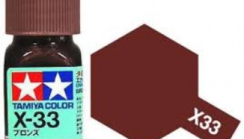 X-33 Bronze Enamel Paint X33 - Tamiya