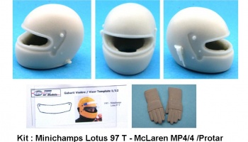 Helmet Bell 80´s 1/12 - GF Models