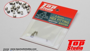 Hex Fitting 2.0mm - Top Studio