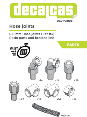 0.8mm Hose Joints set 3, 1/20 - Decalcas