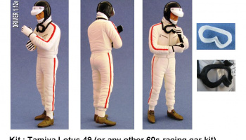 Driver Figure Lotus 49 late 60´s, early70´s 1/12 - GF Models