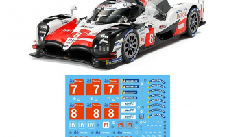 Toyota TS050 Hybrid Gazoo Racing Le Mans Decals - Blue Stuff