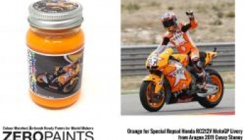 Orange for Special Repsol Honda RC212V MotoGP Livery from Aragon 2011 Casey Stoney Paint 60ml - Zero Paints