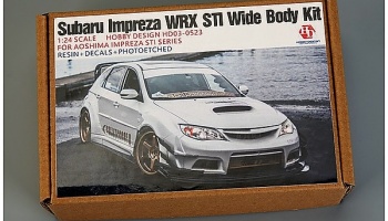 Subaru Impreza WRX STi Wide Body Kit for Aoshima  - Hobby Design