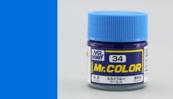 Mr. Color - Sky Blue C34 10ml - Gunze