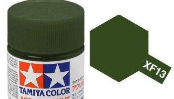 XF-13  J.A. Green Acrylic Paint Mini XF13 - Tamiya