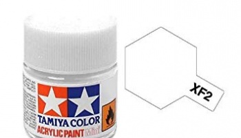 XF-2 Flat White Acrylic Paint Mini XF2 - Tamiya