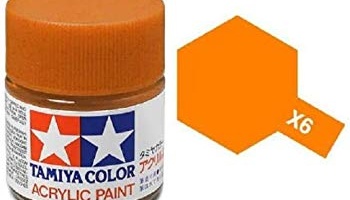 X-6 Orange Acrylic Paint Mini X6 - Tamiya