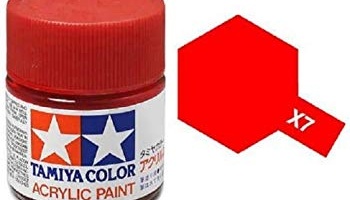 X-7 Red Acrylic Paint Mini X7 - Tamiya