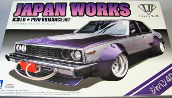 SLEVA  176,-Kč 25% DISCOUNT - Nissan Skyline LB Works Japan 1/24 - Aoshima