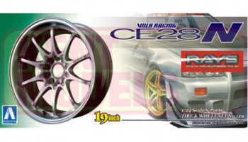 Fujimi Models 1/24 17inch Volk Racing Formula S Wheels & Tyres 4 Wheels w/Tyres 
