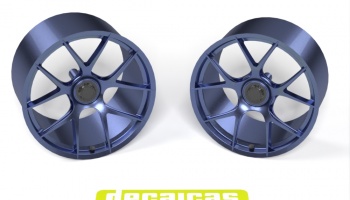 Forged Magnesium rims for Porsche 911 992 GT3 RS 1/24 - Decalcas