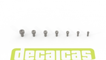 Hex socket head cap 0.5 - 1.2 mm - Decalcas