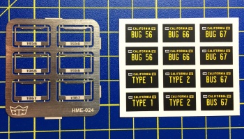 License plate frames + license plates 3 1:24  1:25 - Highlight Model Studio