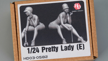 Pretty Lady (E)  (Resin+PE) 1/24 - Hobby Design