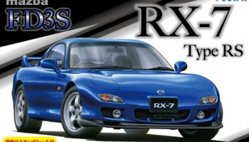 Mazda FD3S RX-7 Type RS with Window Frame Masking Seal 1/24 - Fujimi