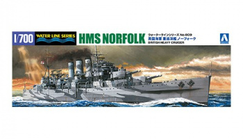 HMS Norfolk British Heavy Cruiser 1/700 - Aoshima