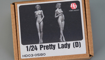 Pretty Lady (D)  (Resin+PE) 1/24 - Hobby Design