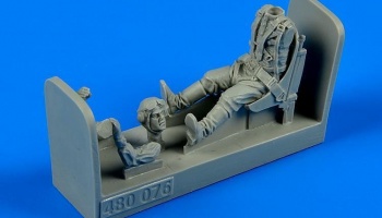 1/48 Russian WWII Pilot with seat for P-39 Airacob