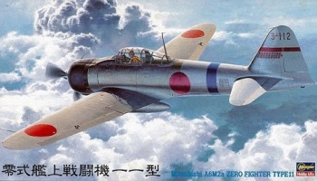 MITSUBISHI A6M2A Zero Fighter Type 11 1/48 - Hasegawa