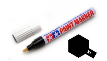 Marker X-1 Black Paint Marker - Tamiya
