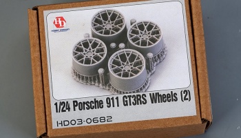 Porsche 911 GT3 RS Wheels (2) 1/24 - Hobby Design