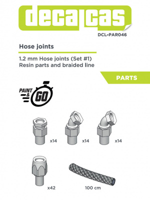 1,2mm Hose joints (Set 1) 1/12 - Decalcas