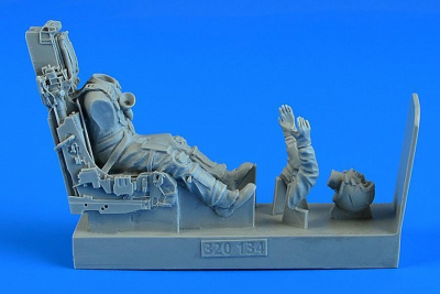 1/32 Modern British Fighter Pilot with ej. seat for Eurofighter Typhoon for REVELL/TRUMPETER kit