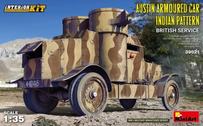 1/35 Austin armoured car indian pattern. British service. Interior kit - Miniart