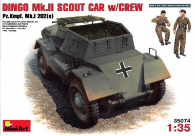 1/35 Dingo Mk II ( Pz.Kpfw.Mk 1 202(e) w/crew