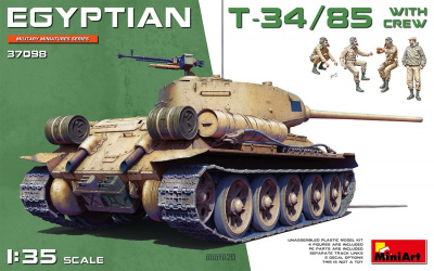 1/35 Egyptian T-34/85 w/crew