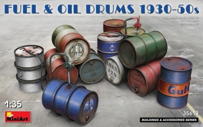 1/35 Fuel & Oil Drums 1930-50s