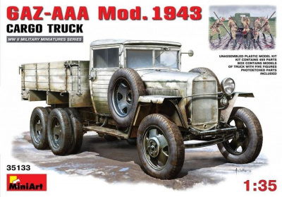 1/35 GAZ-AAA. Mod. 1943. Cargo Truck