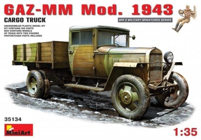 1/35 GAZ-MM. Mod. 1943. Cargo Truck